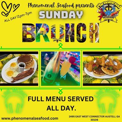 Sunday Brunch 12N - 3PM.