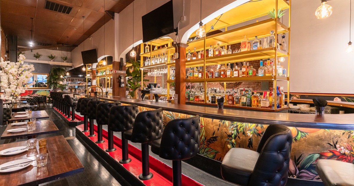 Dining and bar areas