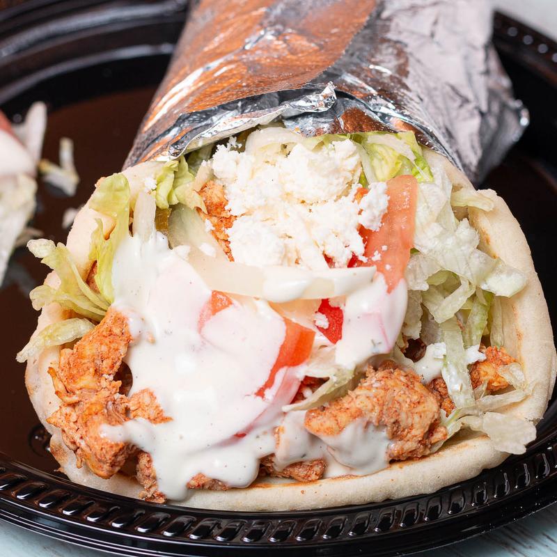 Chicken Souvlaki Pita Wrap photo