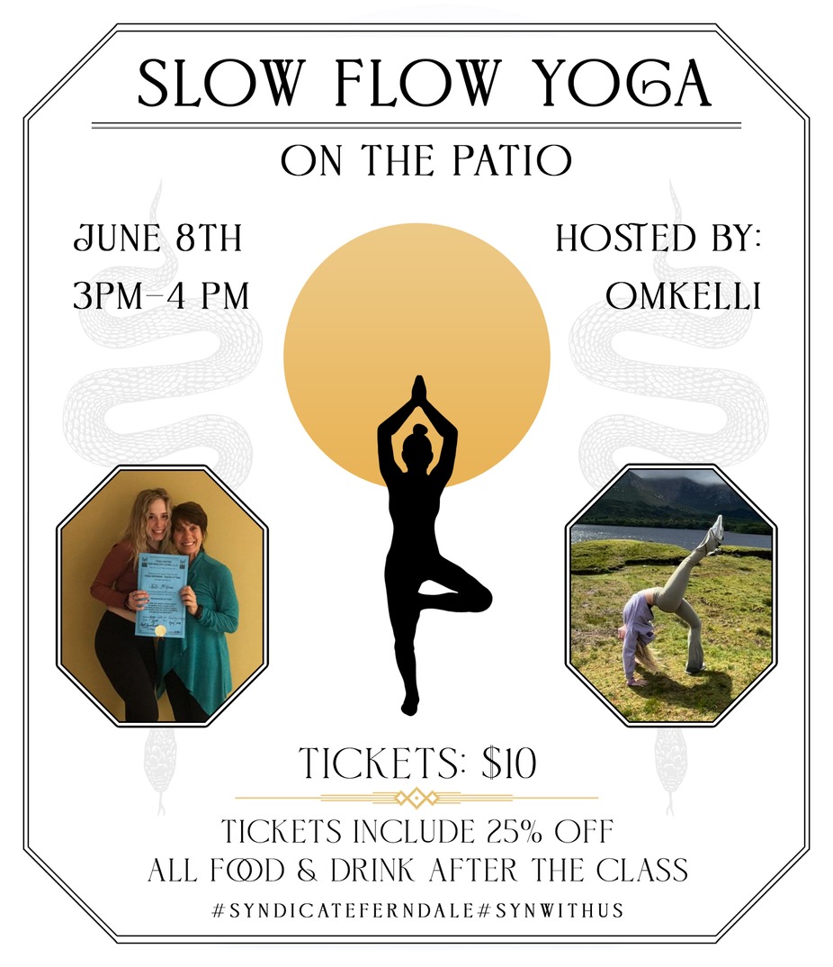 SLOW FLOW YOGA ON THE PATIO event photo