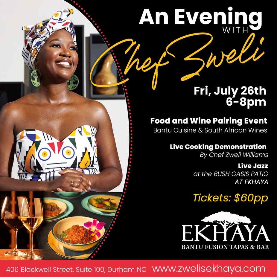 An evening with Chef Zweli event photo