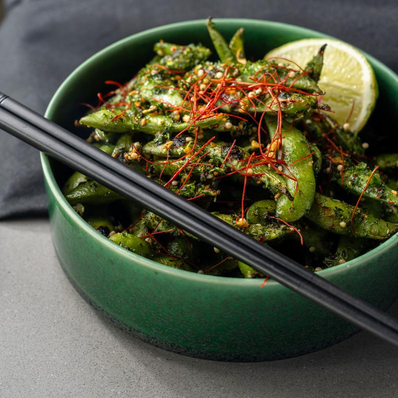 Charred Edamame photo