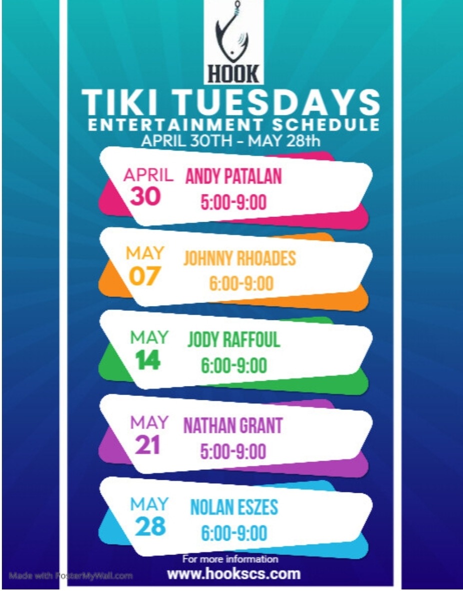 Tiki Tuesday - Entertainment Schedule event photo