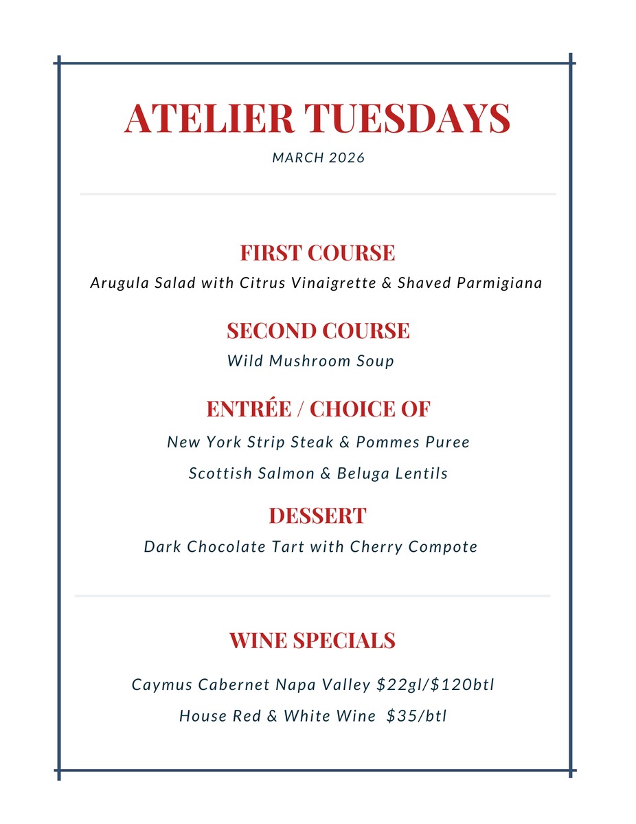 Atelier Tuesdays event photo