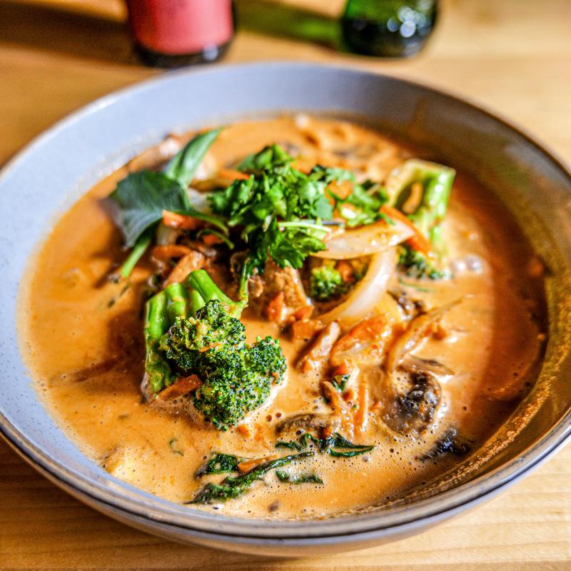menu item 20 of 46, THAI RED CURRY or GREEN CURRY(S)