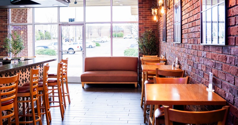 Interior seating area