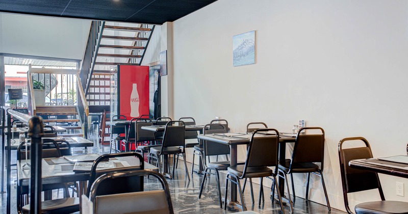Interior, dining area