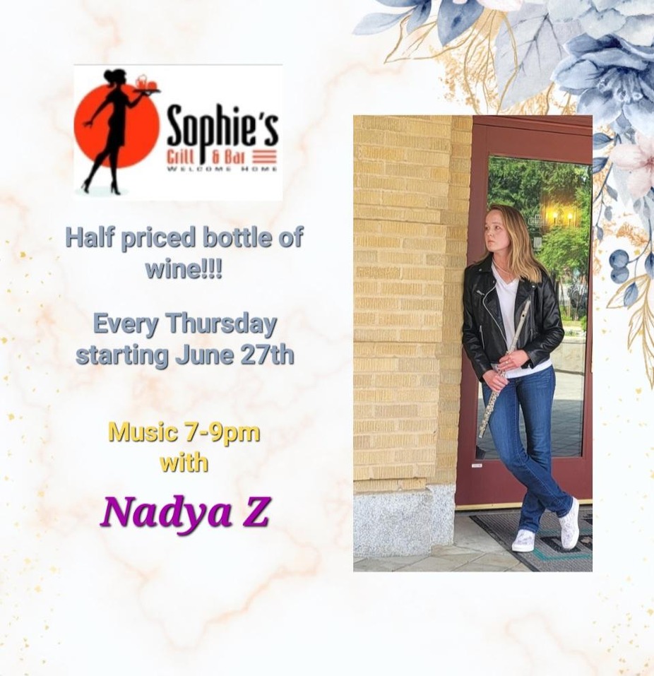 Nadya's Music plus 1/2 priced bottle of Wines event photo
