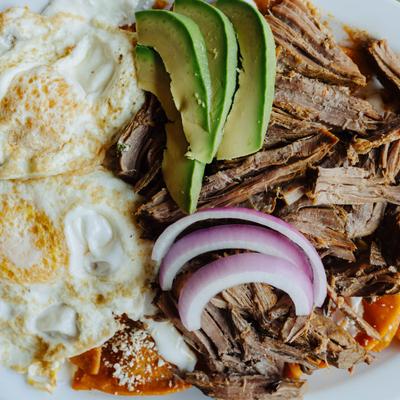 Birria chilaquiles.