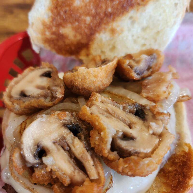Mushroom Swiss Burger photo