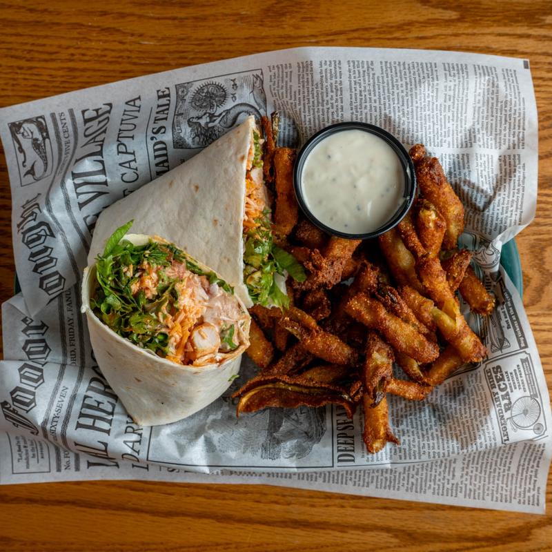 menu item 5 of 7, Buffalo Chicken Wrap