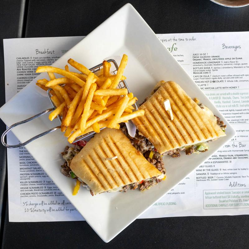 menu item 9 of 12, Steak Fajita Panini