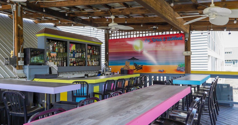 Exterior, tables and chairs
