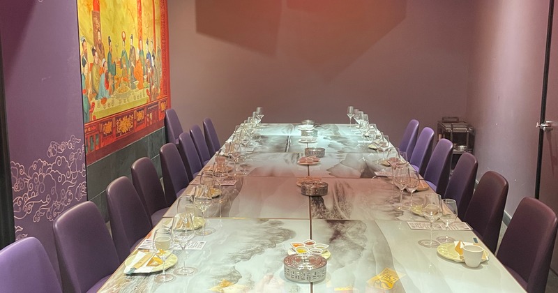 Private / Semi private area that can be setup for 24 guests setting