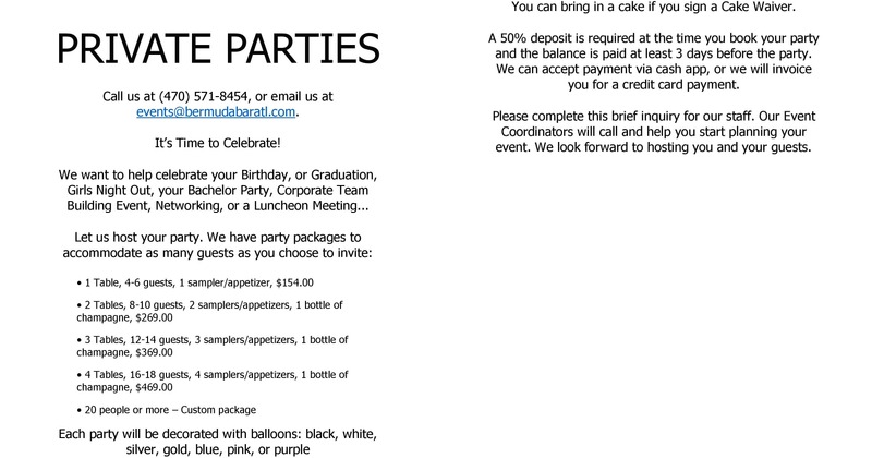 Information on Private Parties