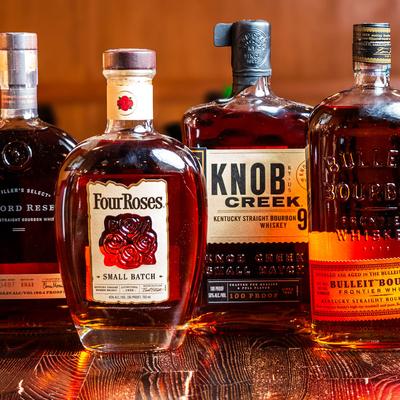 Strong alcoholic drinks.