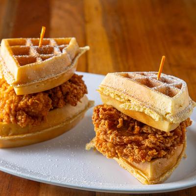 Fried Chicken and waffles.