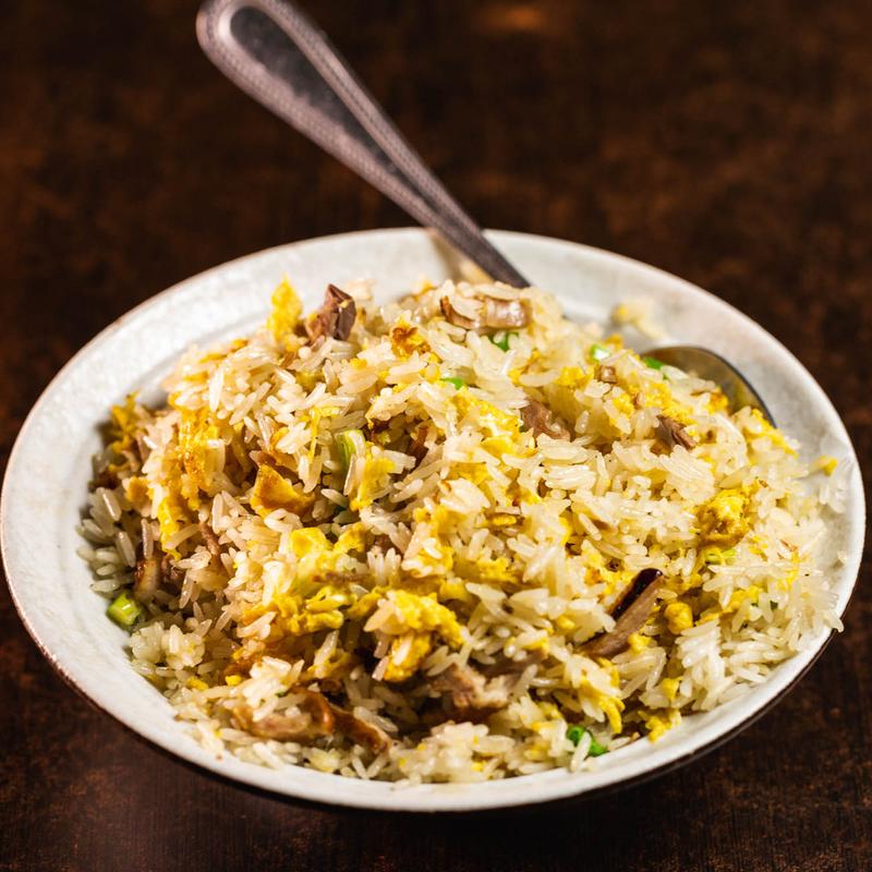 Fried Rice with Shredded Tea Smoked Duck photo