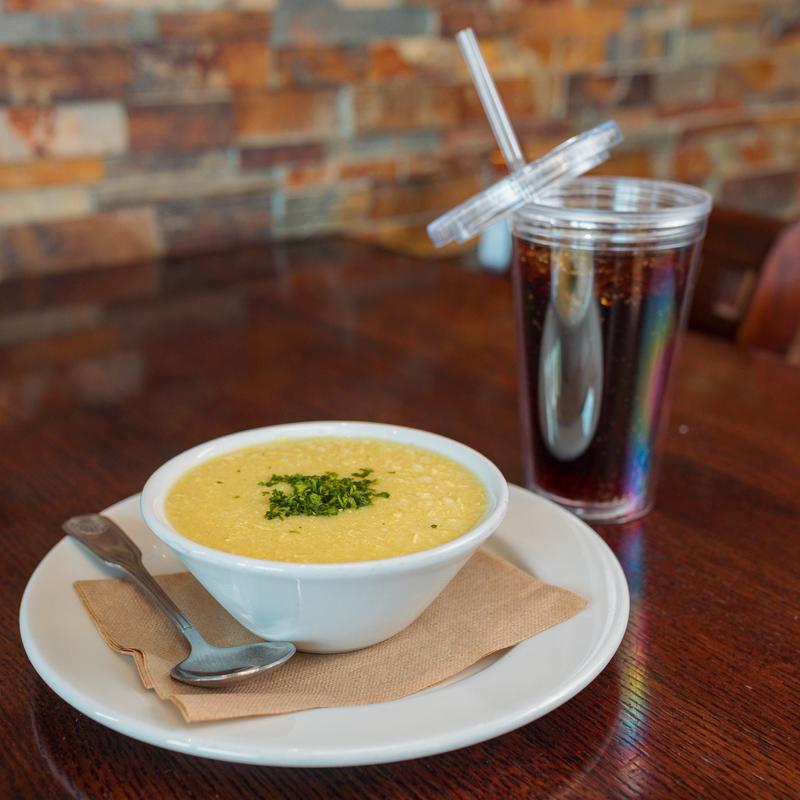 Combo with Soup & Soda photo