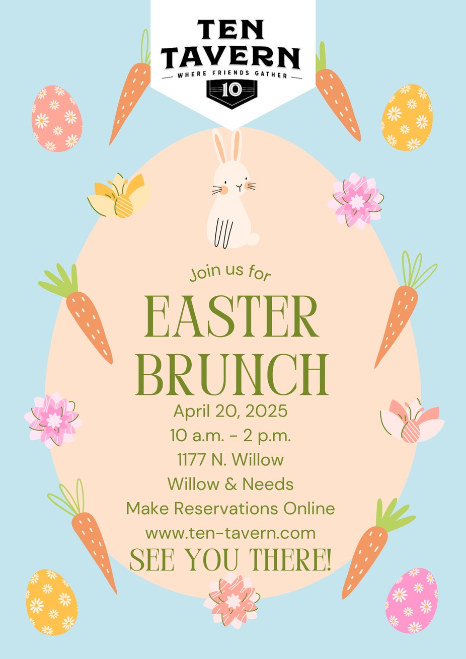 Hop Into Easter Brunch at Ten Tavern! 🐰🥂 event photo