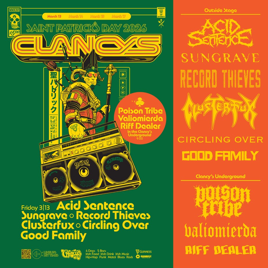 Saint Patrick's Day Weekend Celebration at Clancy's event photo