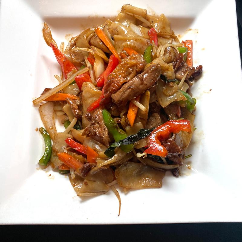menu item 62 of 112, Drunken Noodle Duck