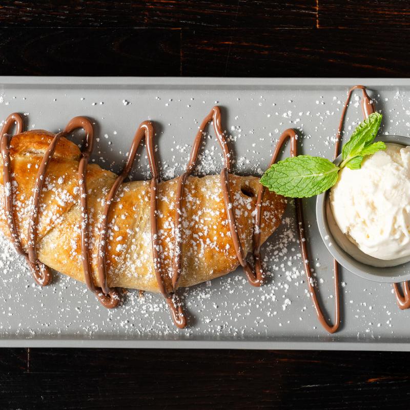 menu item 28 of 39, Croissant. Banana. Nutella.