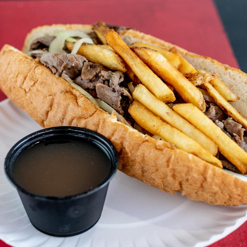 French Fry Dip Sandwich photo