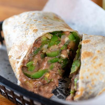 Veggie burrito.