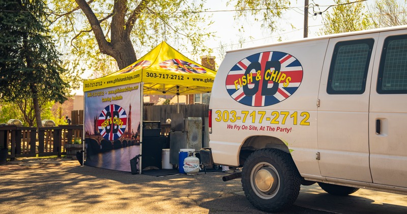 An employee preparing a salad