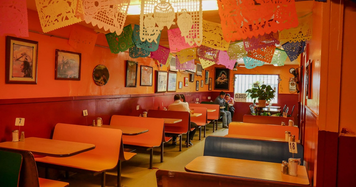 Interior dining space