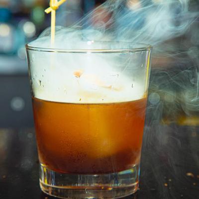 Smoked Old Fashioned.