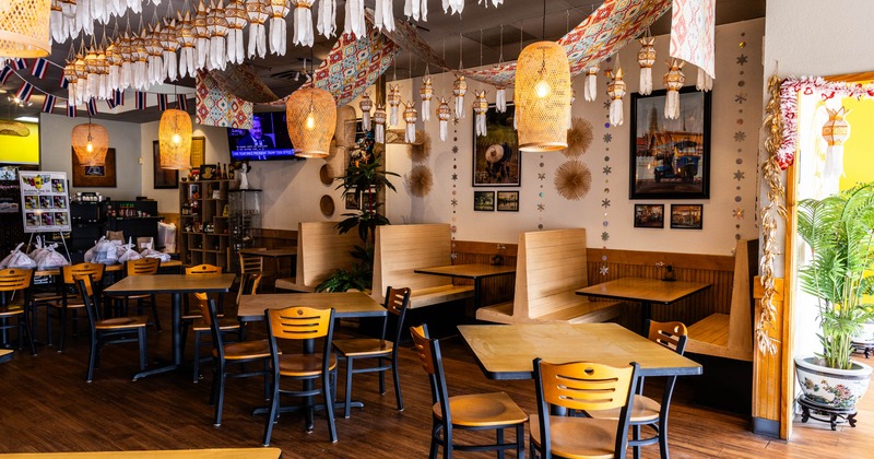 Interior, dining area