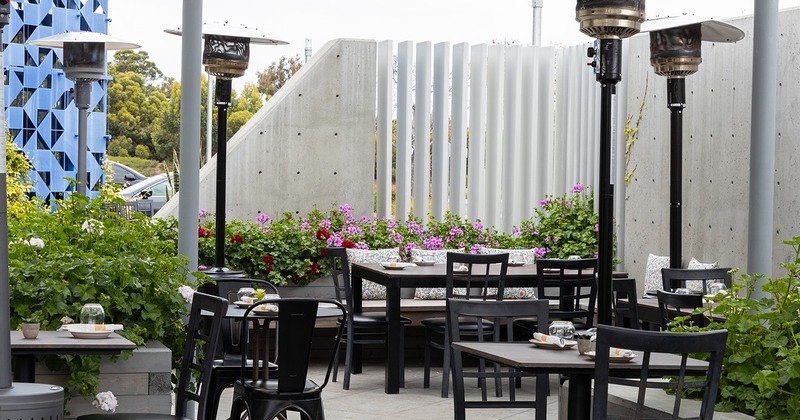 Beautiful outdoor dining area