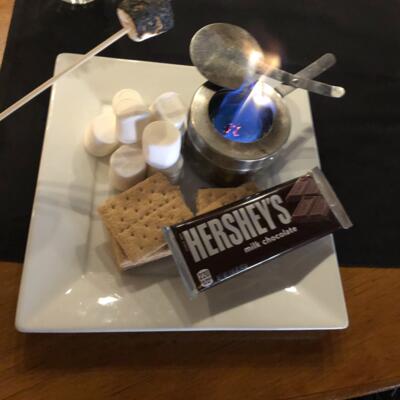 An intricate dessert presentation.