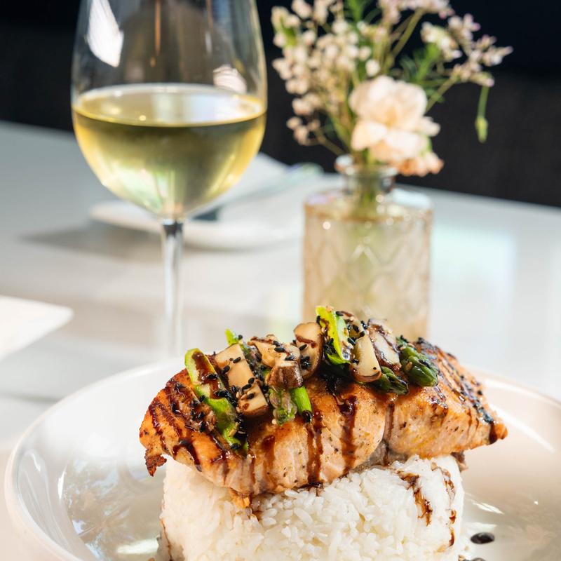 menu item 9 of 9, Miso Salmon*