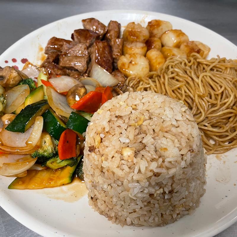 Hibachi Filet Mignon and Chicken Platter photo