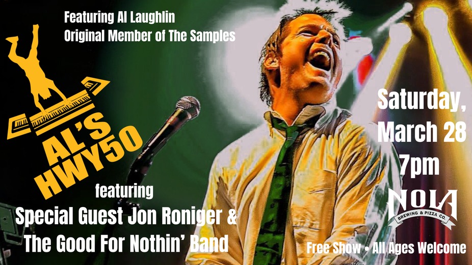 FREE LIVE MUSIC: Al's HWY50 featuring Special Guest Jon Roniger & The Good For Nothin' Band event photo