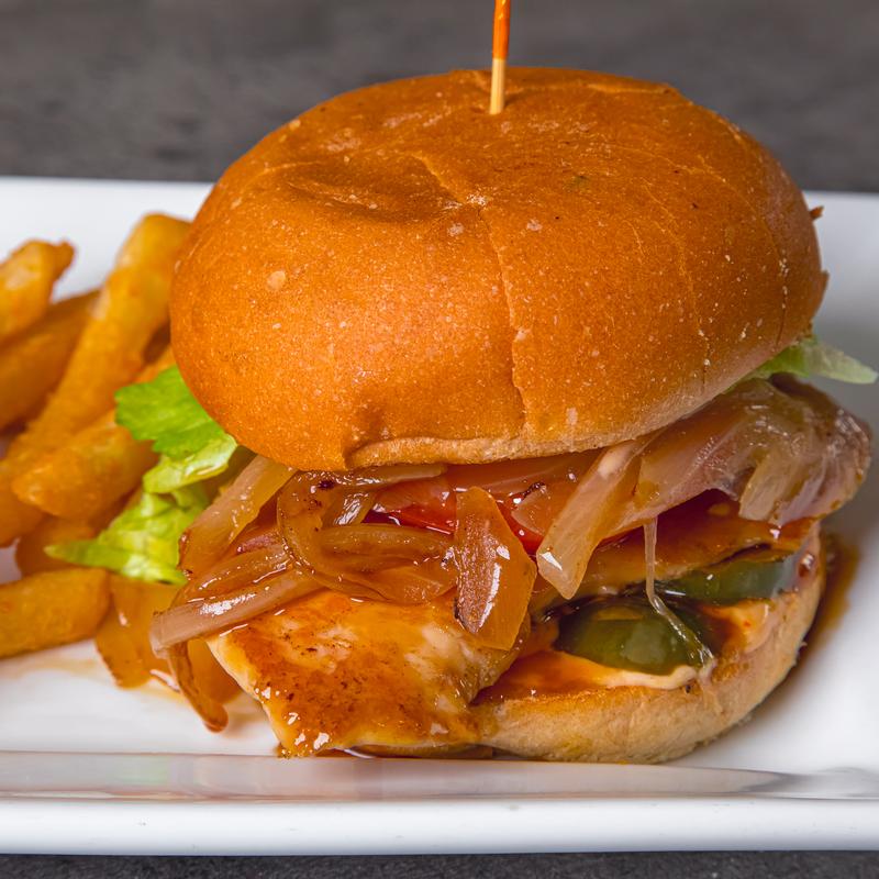 menu item 62 of 111, Teriyaki Chicken Burger