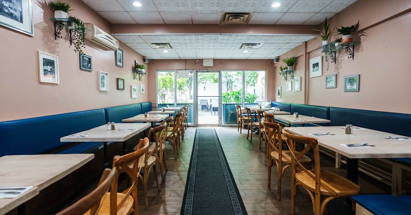 Interior dining space