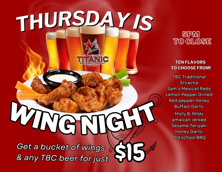 #special_event  THURSDAY WING NIGTH event photo