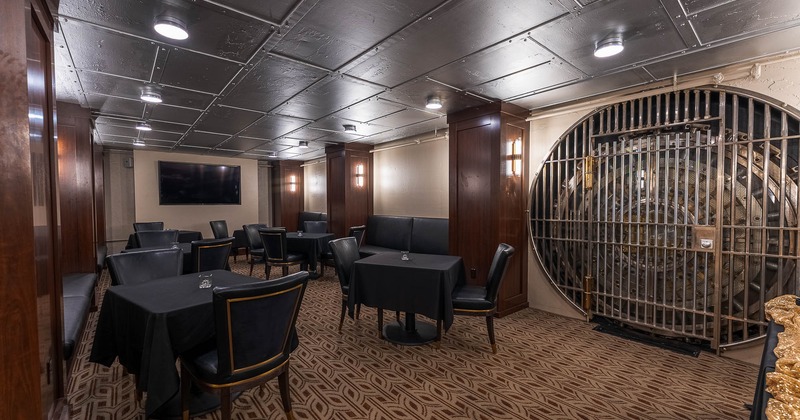 Interior, Vault area dining