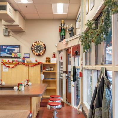 Fuller's Coffee Shop interior.
