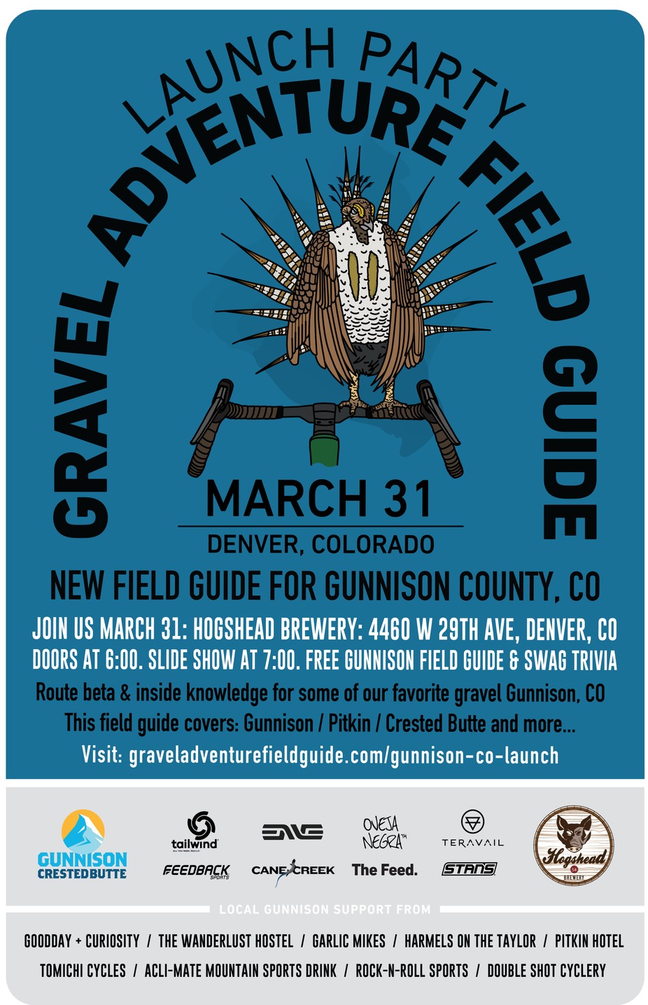 Gravel Adventure Field Guide launch Party event photo