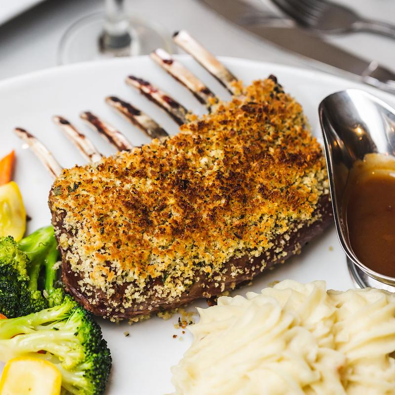Herb Encrusted Rack of Lamb photo