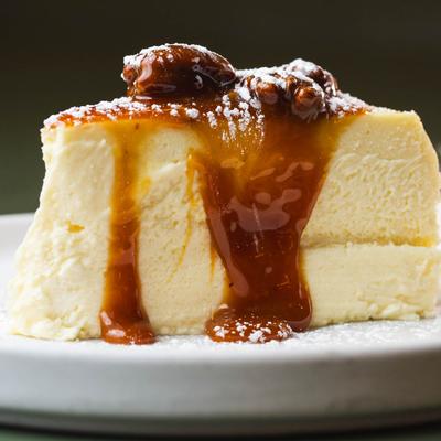 Tahitian Vanilla Cheesecake.