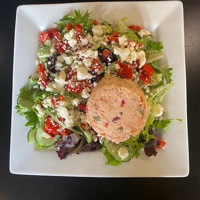 Smoked Salmon Cake Salad photo