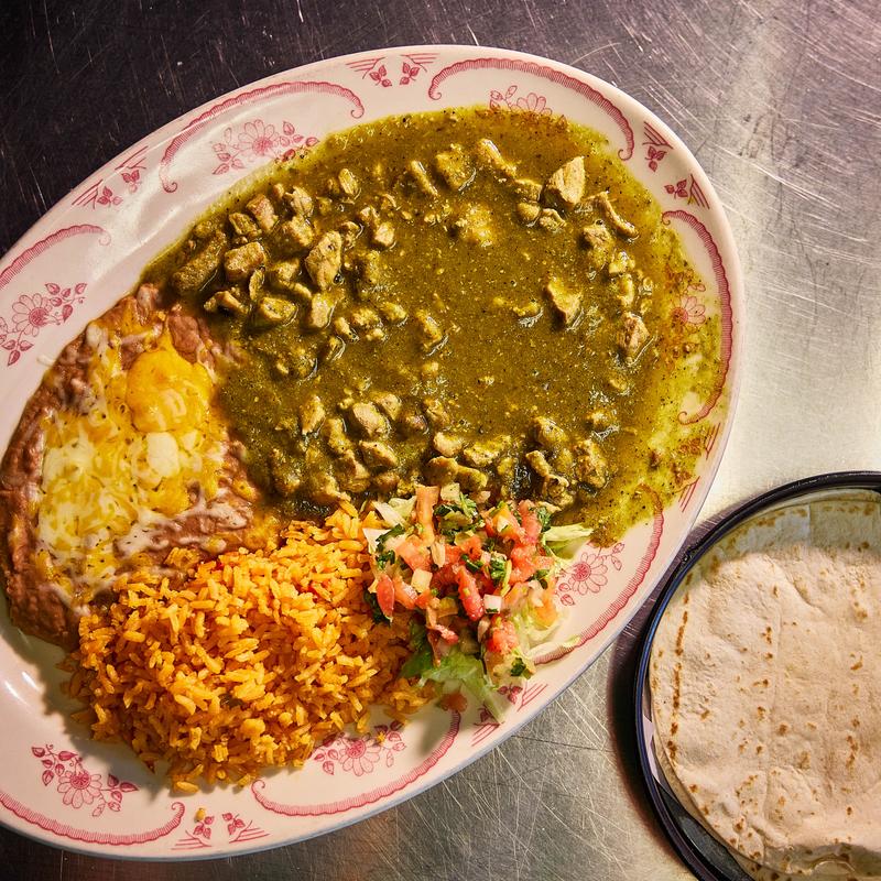 menu item 3 of 7, Chile Verde