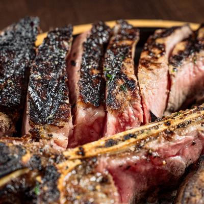 Grilled T Bone steak.