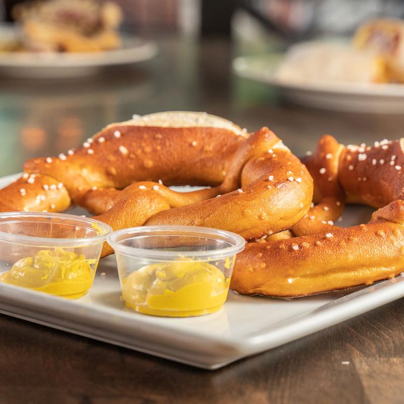 Starter: Pretzel Sampler  with Cheese & Mustard Sampler photo